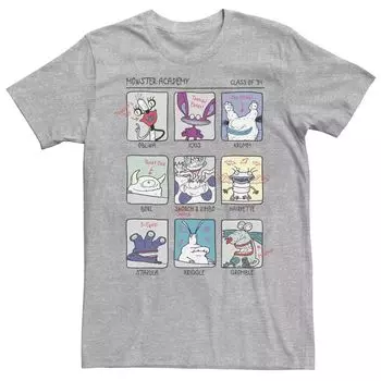 Мужское аааа!!! Футболка с фотографиями из ежегодника Real Monsters Licensed Character
