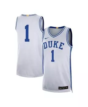 Мужское аутентичное джерси белого цвета от бренда №1 Duke Blue Devils Limited Jordan, цвет White