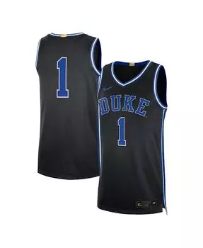 Мужское аутентичное джерси черного цвета № 1 Duke Blue Devils Limited Jordan, черный