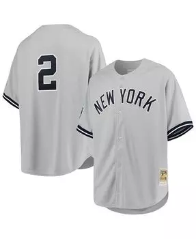 Мужское аутентичное джерси New York Yankees 1998 года Derek Jeter Grey Cooperstown Collection Road Mitchell & Ness, серый