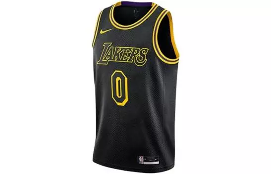 Мужское баскетбольное джерси Nike, цвет Black/Yellow