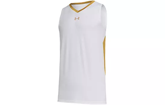 Мужское баскетбольное джерси Under Armour, цвет White