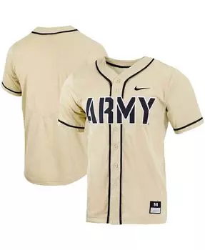 Мужское бейсбольное джерси gold army black knights replica с пуговицами на всю пуговицу Nike