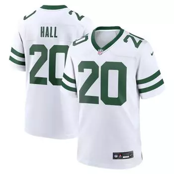 Мужское белое джерси Breece Hall New York Jets Legacy Player Game Nike