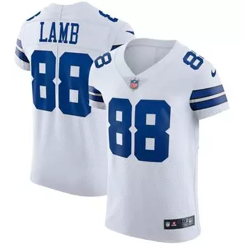 Мужское белое джерси CeeDee Lamb Dallas Cowboys Vapor Elite Nike
