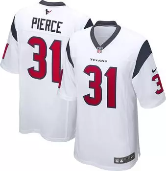 Мужское белое игровое джерси Nike Houston Texans Dameon Pierce #31