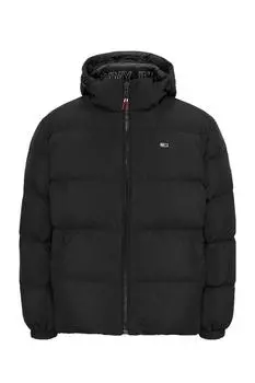Мужское черное пальто Tommy Hilfiger, черный