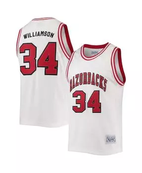 Мужское corliss williamson white arkansas razorbacks памятное классическое баскетбольное джерси выпускников Original Retro Brand, белый