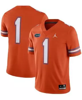 Мужское джерси №1 оранжевого цвета для альтернативной игры Florida Gators Jordan