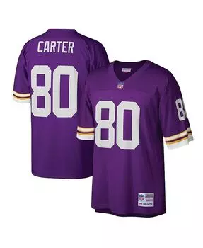 Мужское джерси Cris Carter Purple Minnesota Vikings Legacy Replica Mitchell & Ness, цвет Purple