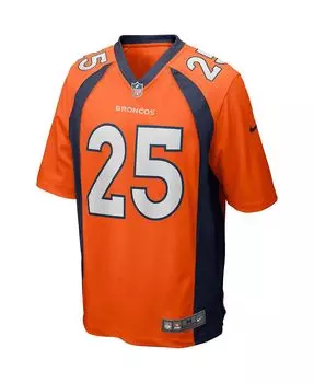 Мужское джерси melvin gordon iii orange denver broncos game jersey Nike