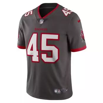 Мужское джерси Nike Devin White Pewter Tampa Bay Buccaneers Vapor Limited