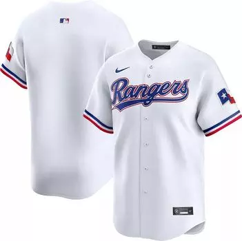 Мужское джерси Nike Texas Rangers White Blank Limited Vapor