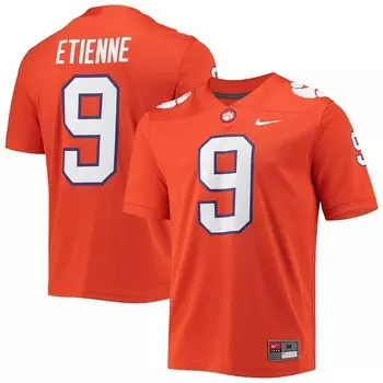Мужское джерси Nike Travis Etienne Orange Clemson Tigers 2021 Draft Class Game Джерси, цвет Clm Orange