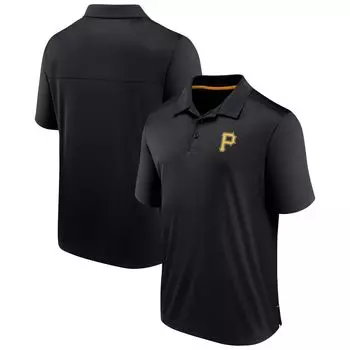 Мужское фирменное черное поло Fanatics Pittsburgh Pirates Hands Down
