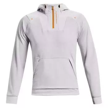 Мужское флисовое худи Rush светло-серого цвета Under Armour, серый