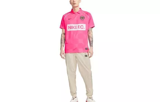 Мужское футбольное джерси Nike, цвет Hyper Pink/Laser Orange/White/Black