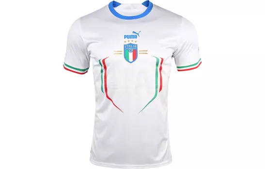 Мужское футбольное джерси Puma, цвет White/Blue