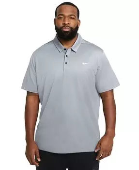 Мужское футбольное поло Dri-FIT Nike, серый
