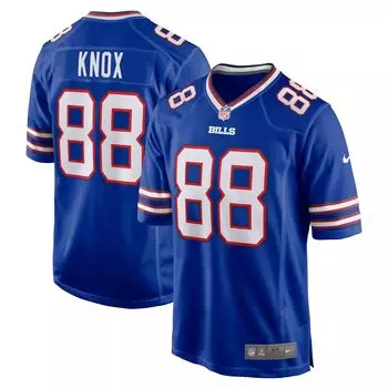 Мужское игровое джерси Dawson Knox Royal Buffalo Bills Nike