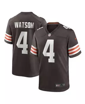 Мужское игровое джерси Deshaun Watson Brown Cleveland Browns Nike, цвет Brown