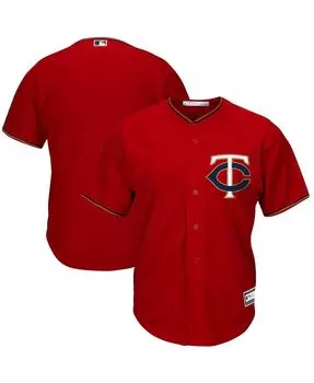 Мужское красное джерси minnesota twins big and tall team replica team Profile, красный