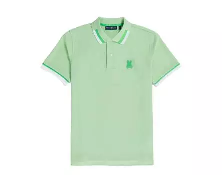 Мужское модное поло Psycho Bunny Icy Mint Pisani Pique B6K731X1PC-CMT