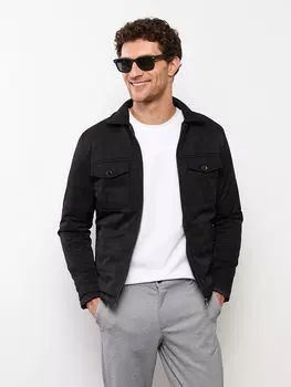 Мужское надувное пальто со стандартным воротником рубашки LCW Eco