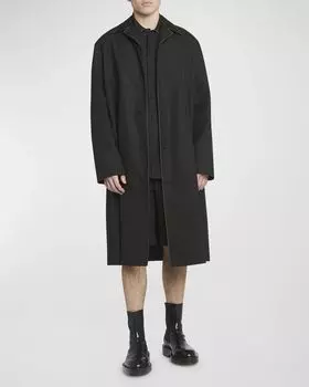 Мужское однобортное спортивное пальто Jil Sander, цвет Black