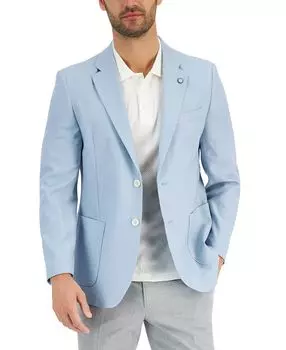 Мужское однотонное спортивное пальто modern-fit active stretch Nautica, светло-синий