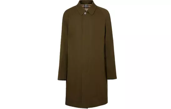 Мужское пальто Burberry, цвет Army Green