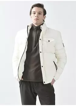 Мужское пальто цвета экрю Gmg Frenze