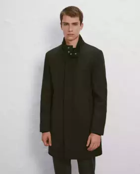 Мужское пальто-дымоход Easy Wear, черный