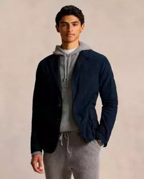 Мужское пальто Pearson из переработанного материала Polo Ralph Lauren, темно-синий