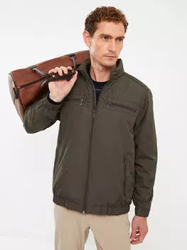 Мужское пальто со стоячим воротником стандартной выкройки LCWAIKIKI Classic