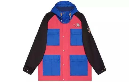 Мужское пальто The North Face X Pink Blast/Gridiron/Volt Gucci, розовый