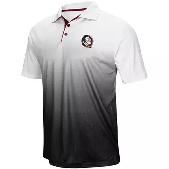 Мужское поло Colosseum Heathered Grey Florida State Seminoles Magic Team с логотипом, цвет Fsu Grey