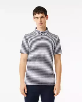 Мужское поло для гольфа Lacoste, тёмно-синий