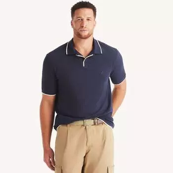 Мужское поло Nautica Classic Fit для больших и высоких, цвет navy seas