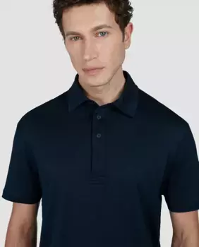 Мужское поло с коротким рукавом x soft Paul & Shark, тёмно-синий