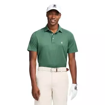 Мужское поло Swingflex Elite с коротким рукавом из сетки Izod, цвет trekking green