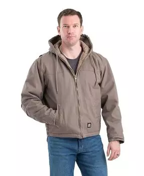 Мужское рабочее пальто с капюшоном и высоким воротником Heartland Berne, серый