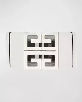 Мужское серебристое кольцо 4G Givenchy, цвет Silvery