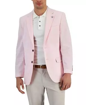 Мужское спортивное пальто из эластичной полоски из жатого хлопка в современную посадку Nautica, розовый