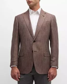 Мужское спортивное пальто из медного бамбука Emporio Armani, цвет Multi