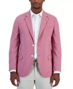 Мужское спортивное пальто в клетку современного кроя Nautica