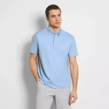 Мужское спортивное поло из твила Van Heusen, цвет windsurfer hthr