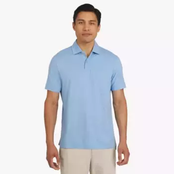 Мужское спортивное поло с коротким рукавом Chaps, цвет azure blue