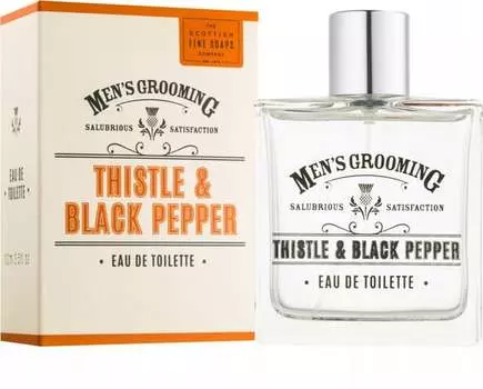 Мужское средство для ухода за чертополохом и черным перцем, туалетная вода, 100 мл Scottish Fine Soaps, The Scottish Fine Soaps