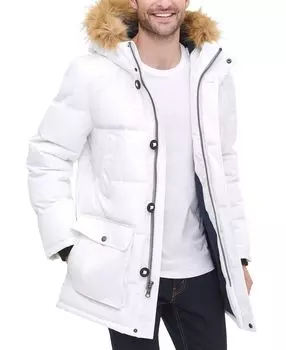 Мужское тяжелое длинное пальто для снорклинга Tommy Hilfiger, белый